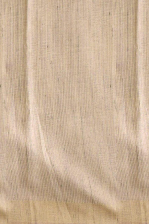 Ananda Blue and Beige Semi Tussar Saree K0202040101 2 Blouse