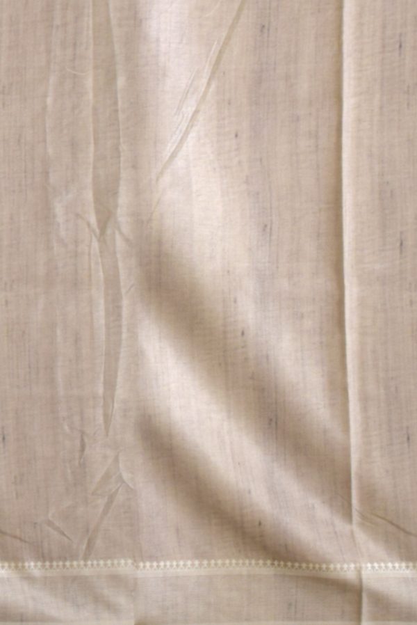 Dark Beige Semi Tussar Silk Saree K0217060202 2 Blouse