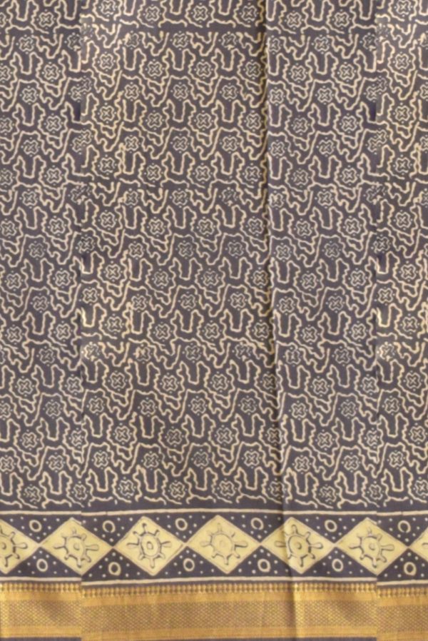 Greyish Brown Modal Silk Cotton Saree K0208021212 2 Blouse